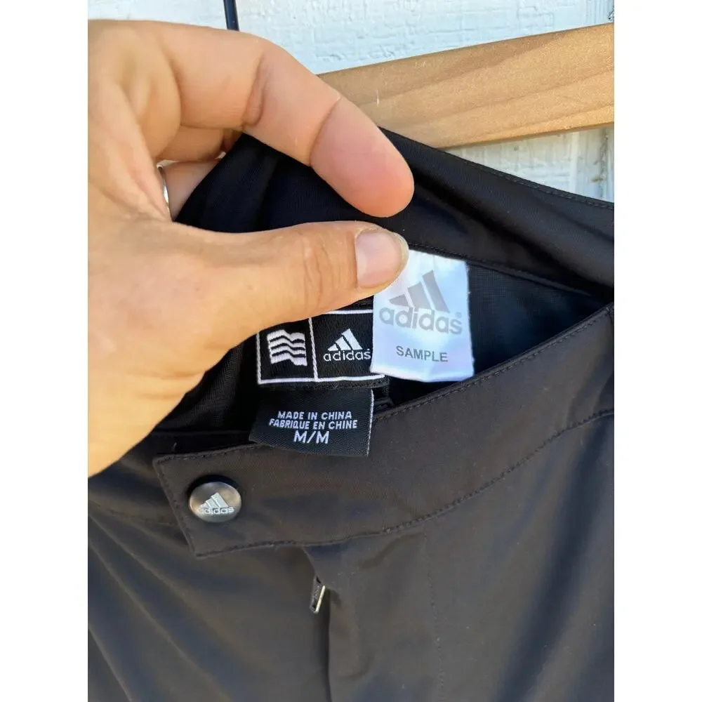 Adidas Black Pants, Zip Ankle, Zip‎ Ventilation, Size Medium